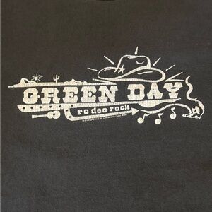 Green Day Rodeo Rock vintage Graphic Tee